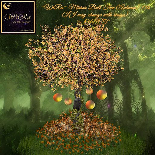 ~WiRa~ Mirror Ball Tree (Autumn) BOX