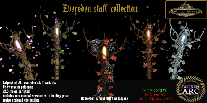 EverEden Staff FATPACK - Unity Maxim polearm (UM v2.5 boxed)