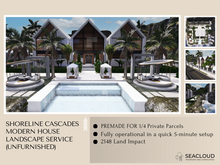 LANDSCAPE SERVICE: Shoreline Cascades Modern House (Unfurnished House Version) Fully Landscape