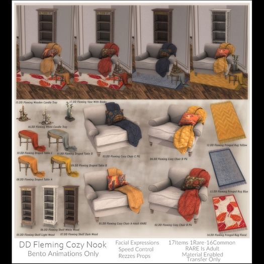 DD Fleming Cozy Nook Complete Set