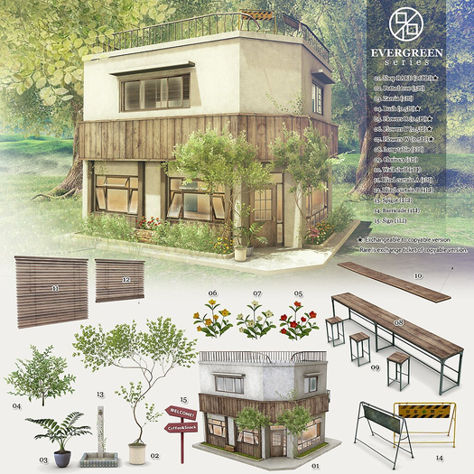 ROIRO - "EVERGREEN" Complete set