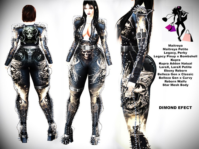 [Burguesinha] GHOST RIDER_JACKET_PANTS_BOOTS_FATPACK_