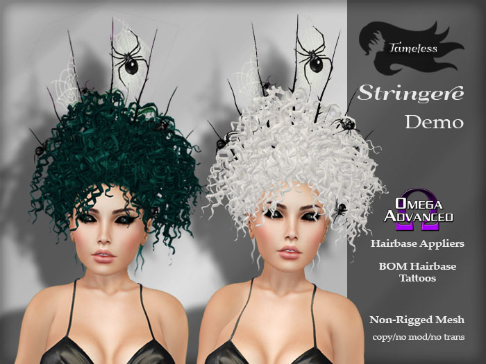 Tameless Hair Stringere - DEMO Halloween Goth