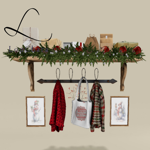 LouChara Holly Coat Rack