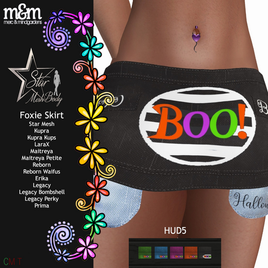 M&M- Foxie Skirt H5 - BooV2  - UNPACK
