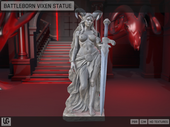 [UG] : Battleborn Vixen Statue (PBR)