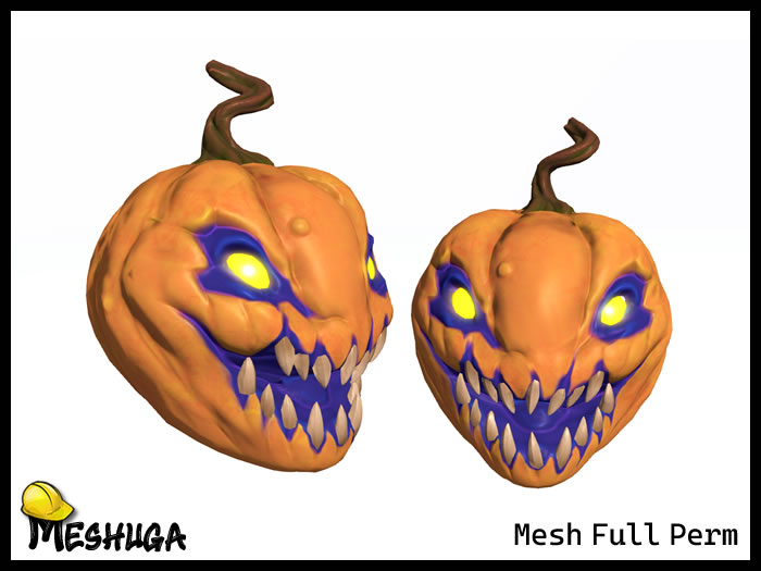 Meshuga Halloween Evil Pumpkin FULL PERM MESH
