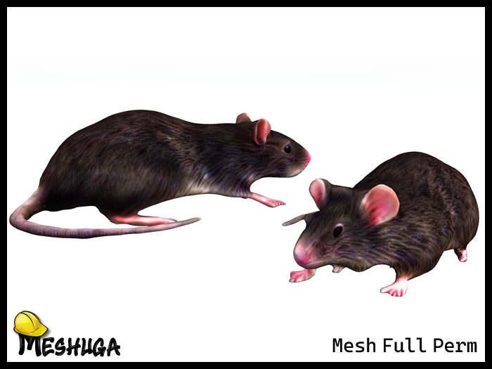 Meshuga Halloween Rat FULL PERM MESH 