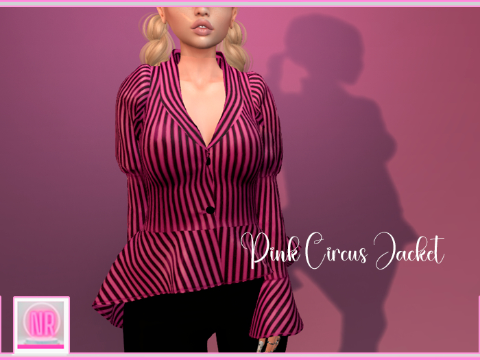 PINK Circus Jackect for Maitreya,Belleza,Slink, Tonic, Slink and other bodies