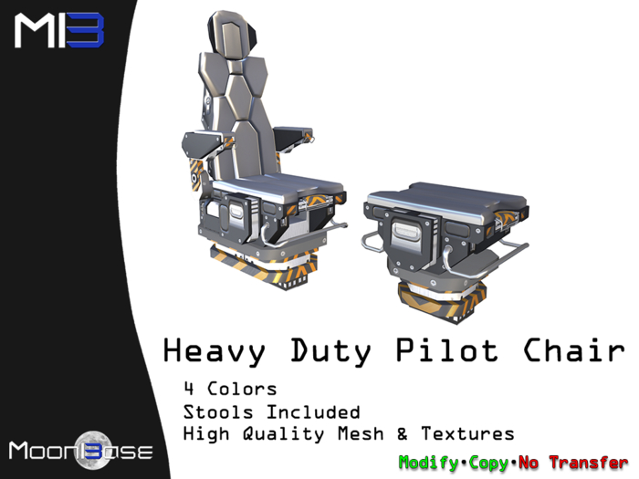 [MB3] Heavy Duty Pilot Chair