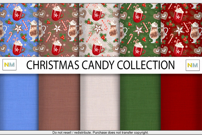 Christmas Candy Collection Textures NM