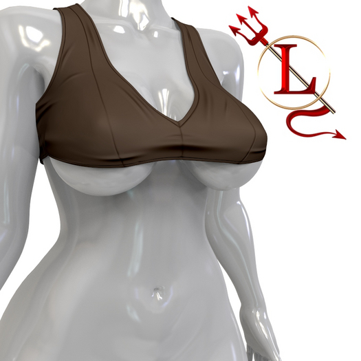Brown Sexy Top