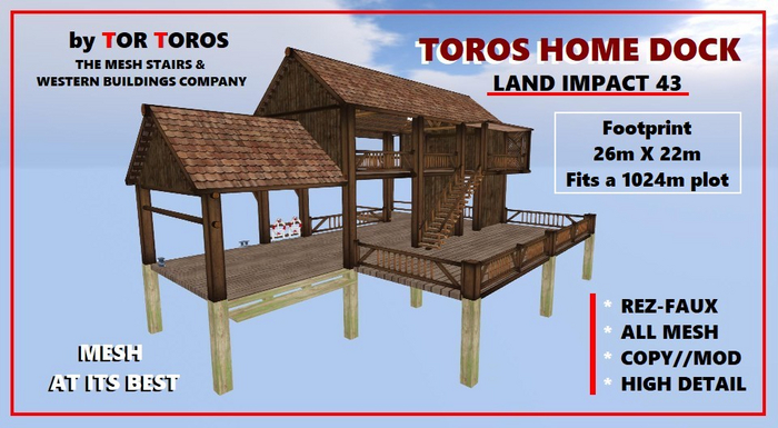 REZ-FAUX TOROS HOME DOCK 43Li (Boxed)