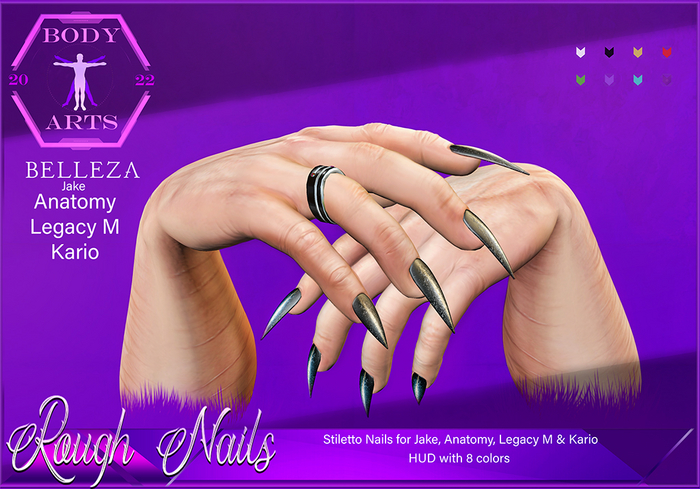 BodyArts - Rough Nails (male)