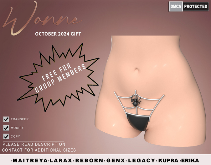 ⭐WONNE (2024 OCTOBER GIFT) Full Perm Mesh ⭐