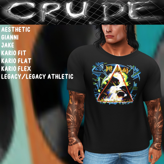 Def Leppard Concert Men's T-Shirt (MCT) <Wear Me>