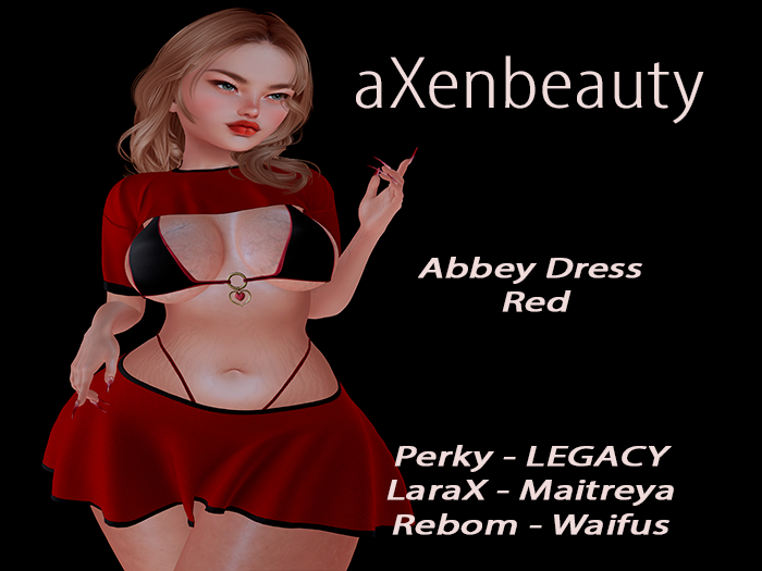 Ax: Abbey Dress Red