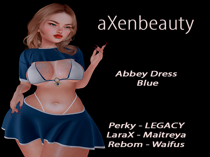 Ax: Abbey Dress Blue
