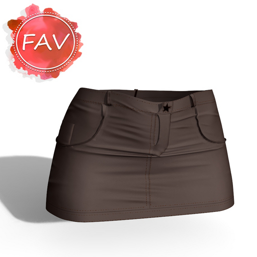 Maroon Short Skirt