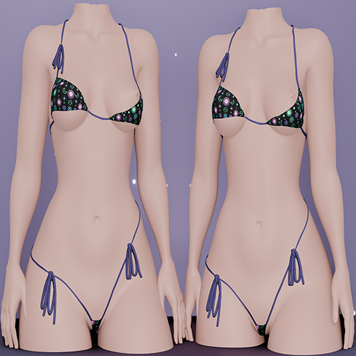 .::Dlirium::. Bikini Sol Pattern Purple