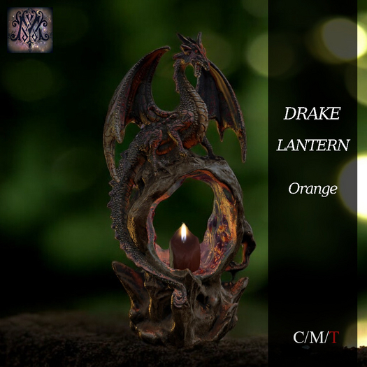 MW Pixel Dust Drake Dragon Lantern Orange