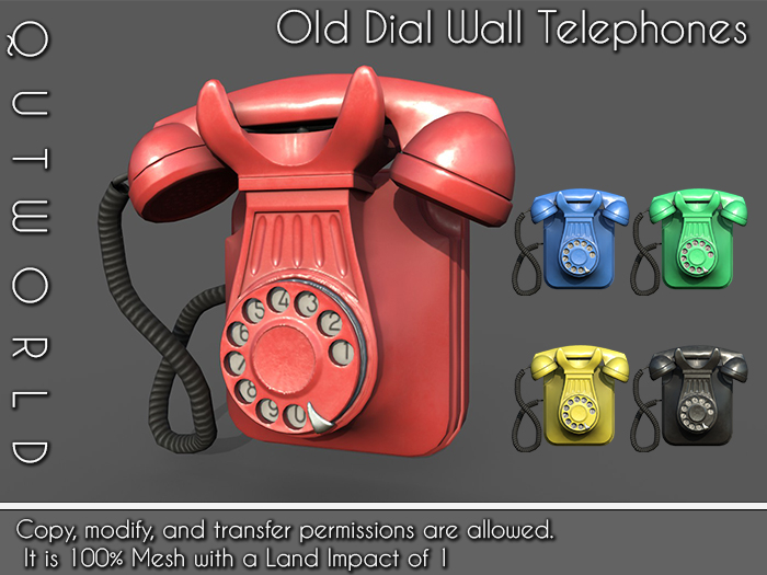 .::QUTWORLD Old Dial Wall Telephones ::.FP 