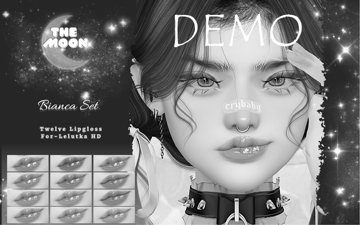 DEMO the moon lipgloss Bianca lelutka evo x
