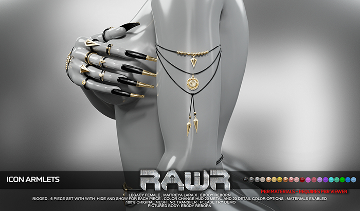 RAWR! Icon Armlets (add me)