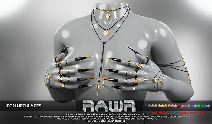 RAWR! Icon Necklace (add me)