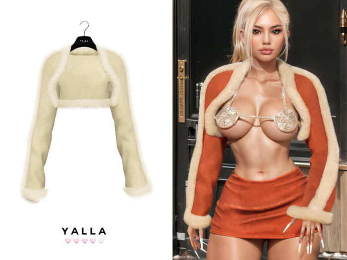 #Unpack me! YALLA ~ Mabel Jacket [CREAM]
