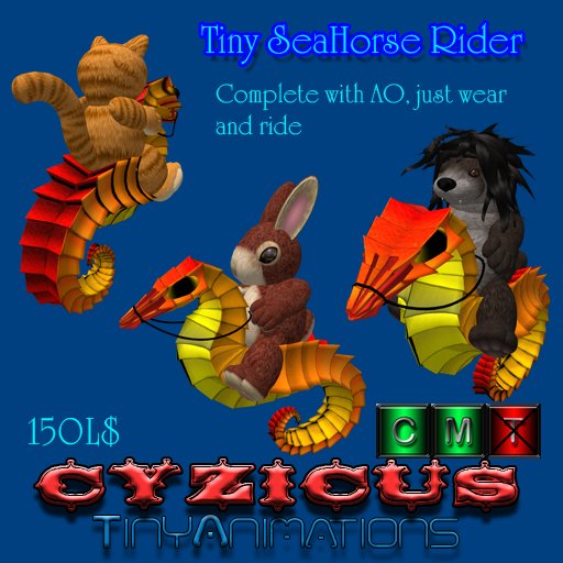 CTA- Tiny SeaHorse Rider with AO