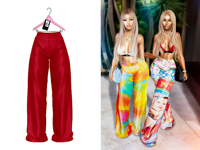 [Brior] Alice Trousers - (Red)