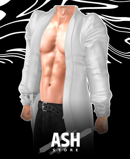 ASH. Batiste Coat. WHITE