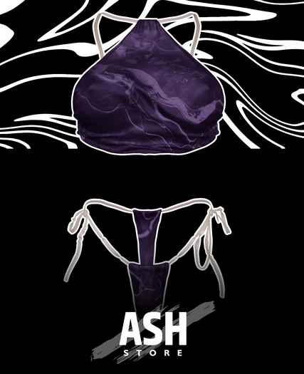 ASH. Tasha Swimsuit GRAPE