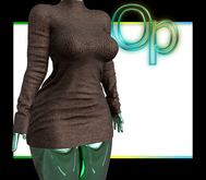 Brown Winter Dress