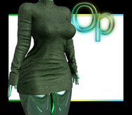 Green Winter Dress