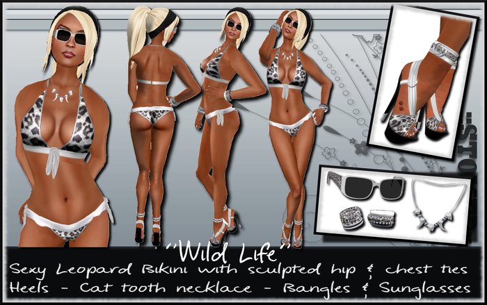 ::STOKED:: "Wild Life" Bikini set (Leopard)