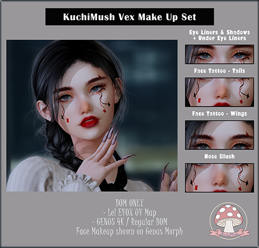 KuchiMush Vex Make Up Set - LeL Evo X
