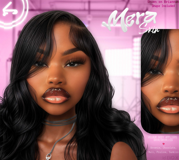 [ https ] "Mera" Skin CHOCOLATE