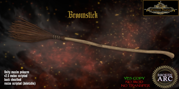 Broomstick - Unity Maxim polearm (UM v2.5 boxed)