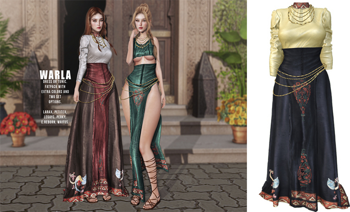 UNA. Warla Dress Blue