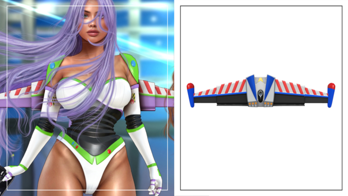 Havoc . Space Ranger Wings . Navy