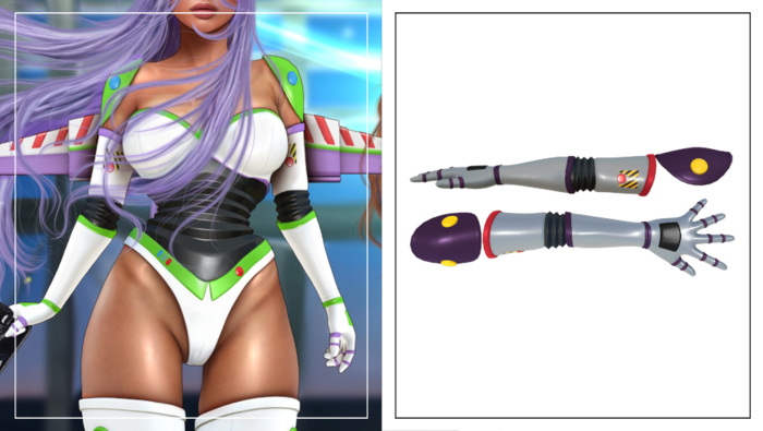 Havoc . Space Ranger Gloves . Zurg