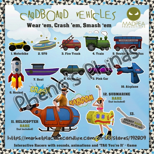MadPea Cardboard Vehicle 5. Double Decker Bus