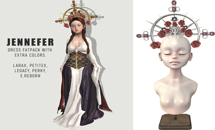 UNA. Jennefer Crown Silver