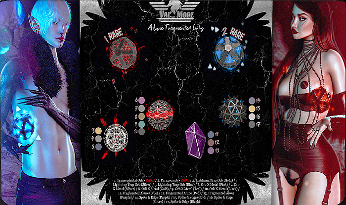 [Val'more] Alune Fragmented Orbs - Complete Set