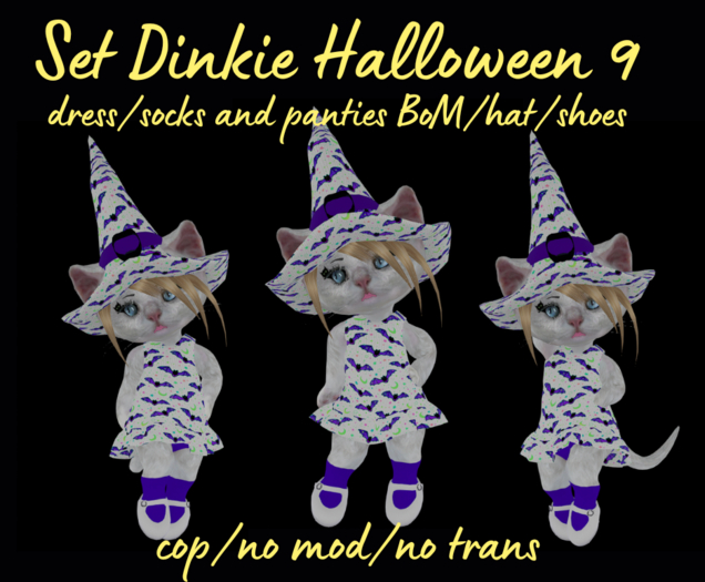 Set Dinkie Halloween 9
