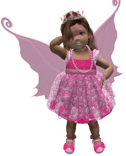 TTV Princess Fairy TD Outfit Girl