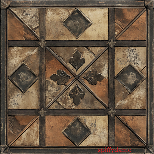 Steampunk Victorian Tiling Texture