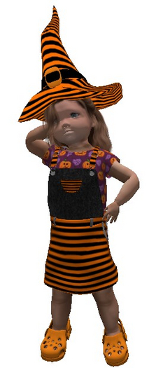 TTV HALLOWEEN-O-TIME TD OUTFIT BOY&GIRL SET